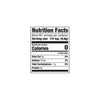 A nutrition facts label shows a serving size of 1/4 tsp (0.8g) with 0 calories, 0g total fat, 70mg sodium, less than 1g total carbohydrate, and 0g protein.
