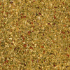 A close-up, top-down view shows the texture of the Mccormick Spicy Sicilian Style Seasoning, 1.62 Oz, a blend of various dried herbs and spices.