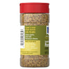 A jar of McCormick Savory Parm Seasoning, a blend of savory garlic, basil, and Parmesan cheese.