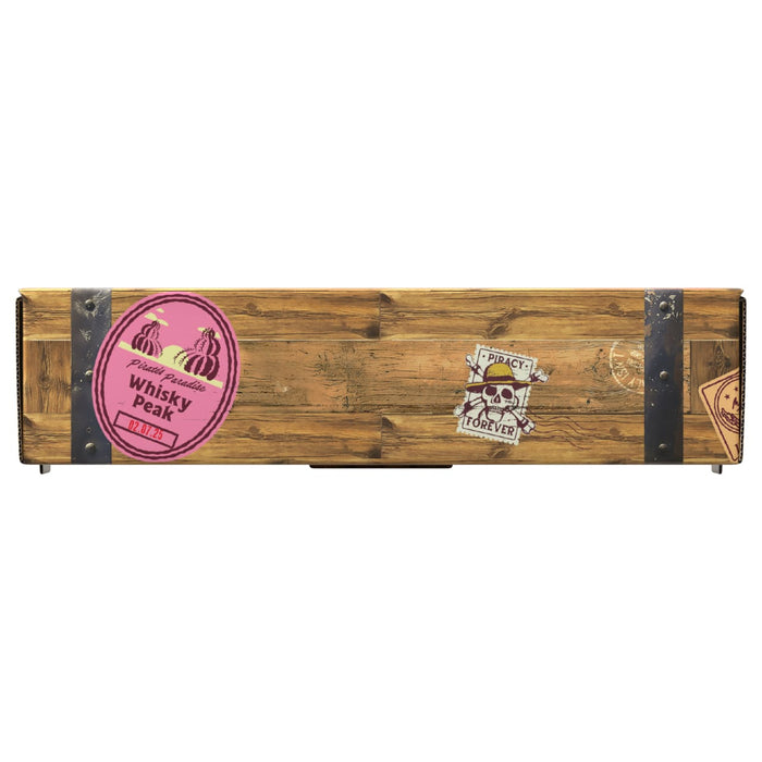 The packaging for a Mccormick, 10.49 Oz product is shown, designed to look like a long wooden pirate chest with themed stickers on a white background.