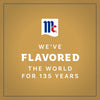 A graphic advertisement for McCormick, which makes products like Mc Mixed Berry Fin Sgr 72/6/3.15 Oz, celebrates its anniversary with the text, We've flavored the world for 135 years.