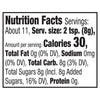 The nutrition facts label for Mc Mixed Berry Fin Sgr 72/6/3.15 Oz, indicating that a 2 teaspoon serving contains 30 calories, 8g of total carbohydrates, and 8g of total sugars.
