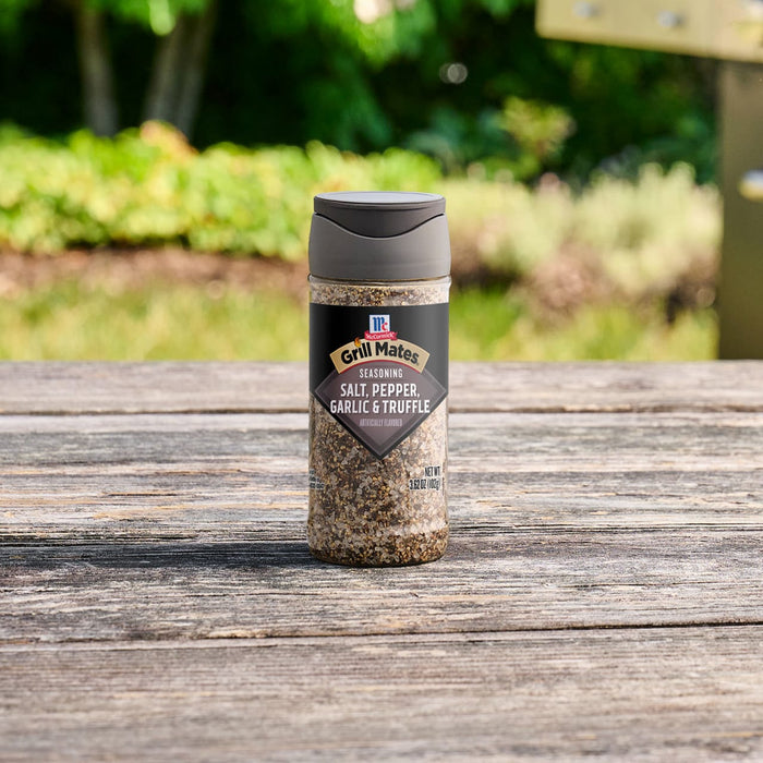McCormick® Grill Mates® Salt, Pepper, Garlic and Truffle Seasoning, 3.62 oz