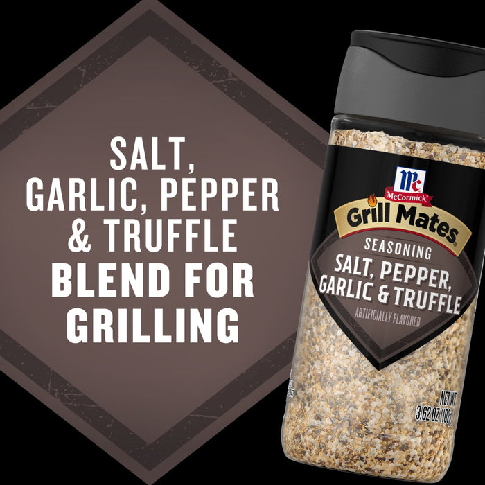 McCormick® Grill Mates® Salt, Pepper, Garlic and Truffle Seasoning, 3.62 oz