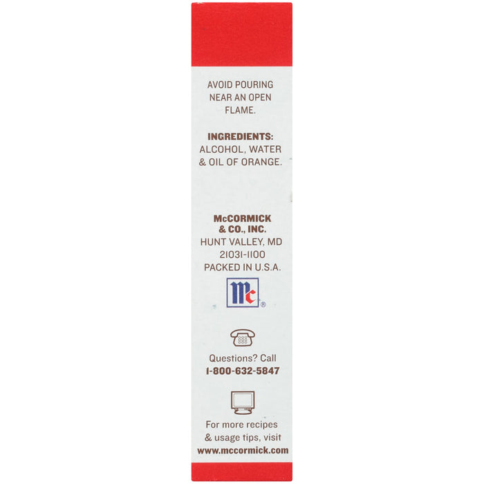 ['McCormick &amp; Co., Inc. product label with contact information and website address.']
