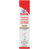 ['McCormick Pure Peppermint Extract bottle with a red and white candy cane illustration.']