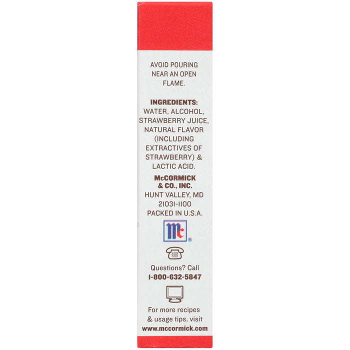['McCormick &amp; Co., Inc. product label with ingredients, contact information, and website.']