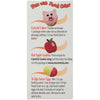 ['A McCormick Food Color package with instructions for making colorful cakes, red apple cookies, and dyeing Easter eggs.']