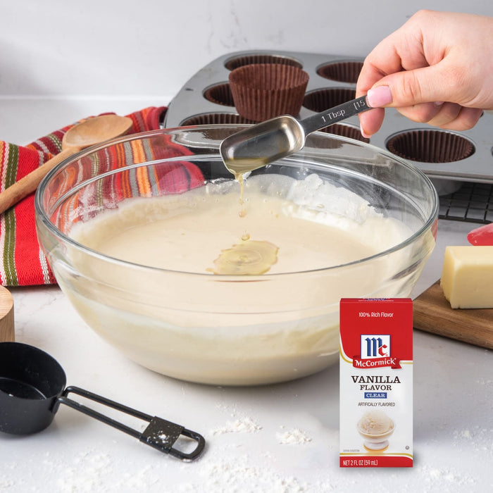 McCormick Vanilla Clear Flavor Artificially Flavored 2 oz