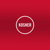 The Kosher certification logo indicates that the product adheres to Jewish dietary laws.