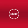 The Kosher certification logo indicates that the product meets Jewish dietary laws.