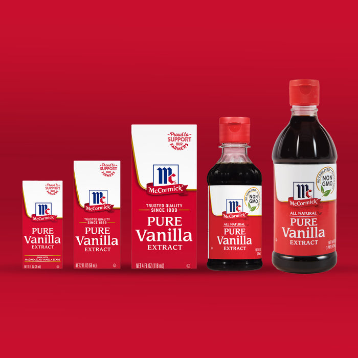 McCormick® All Natural Pure Vanilla Extract, 4 fl oz