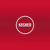 Kosher certification logo indicating adherence to Jewish dietary laws.