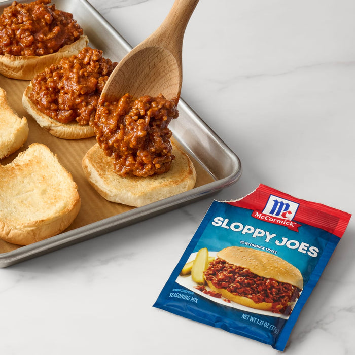 McCormick® Sloppy Joes Seasoning Mix, 1.31 oz (6-Pack)