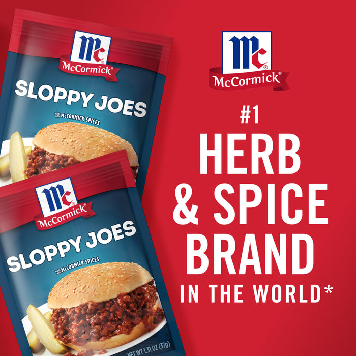 McCormick® Sloppy Joes Seasoning Mix, 1.31 oz (6-Pack)