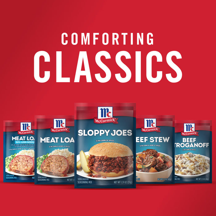 McCormick® Sloppy Joes Seasoning Mix, 1.31 oz (6-Pack)