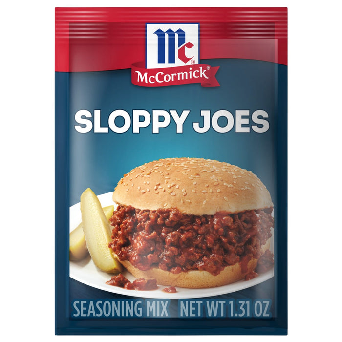 McCormick® Sloppy Joes Seasoning Mix, 1.31 oz (6-Pack)