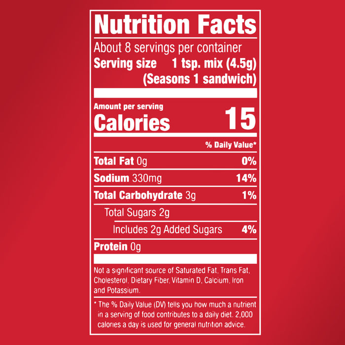 McCormick® Sloppy Joes Seasoning Mix, 1.31 oz (6-Pack)