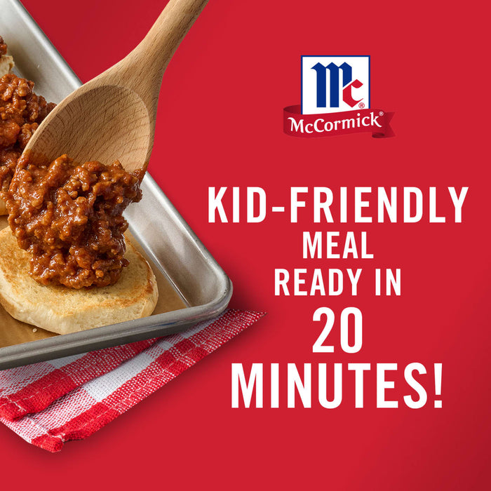 McCormick® Sloppy Joes Seasoning Mix, 1.31 oz (6-Pack)