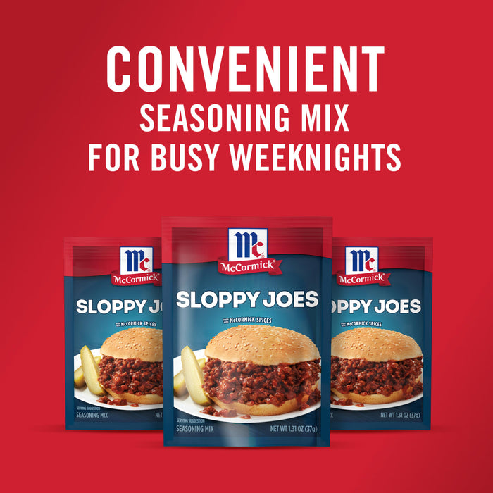 McCormick® Sloppy Joes Seasoning Mix, 1.31 oz (6-Pack)