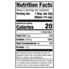 The nutrition facts label for Mccormick Mushroom Gravy, showing 20 calories, 0.5g total fat, 240mg sodium, 3g total carbohydrate, and less than 1g protein per serving.