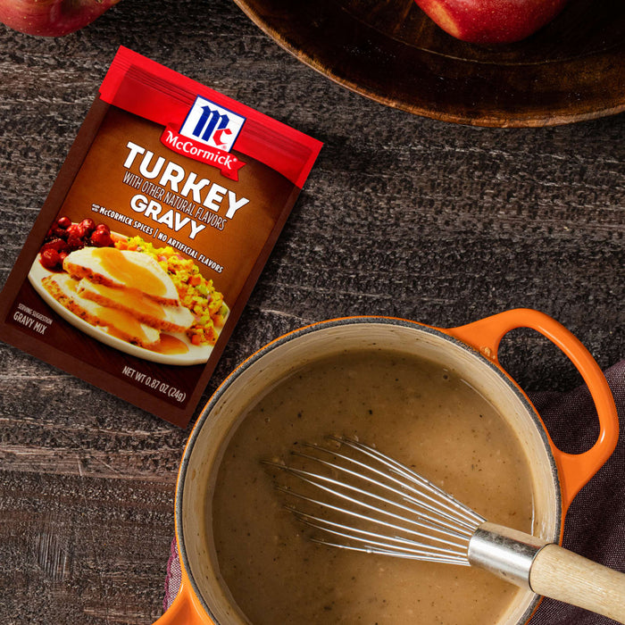 McCormick® Turkey Gravy Seasoning Mix, 0.87 oz (6-Pack)