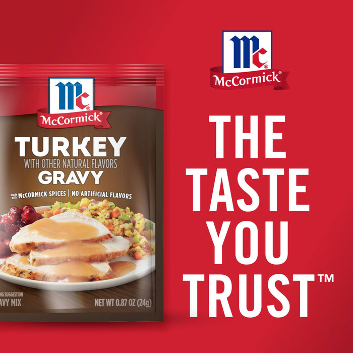 McCormick® Turkey Gravy Seasoning Mix, 0.87 oz (6-Pack)