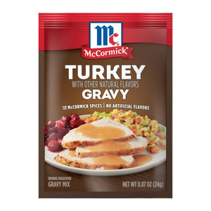 McCormick® Turkey Gravy Seasoning Mix, 0.87 oz (6-Pack)