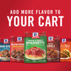 ['McCormick brand seasoning packets for beef stew, slow cooker, spaghetti, chili, and taco.']