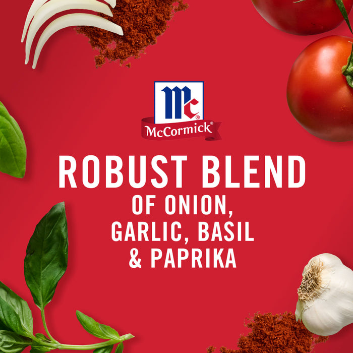 ['McCormick Robust Blend of Onion, Garlic, Basil &amp; Paprika']