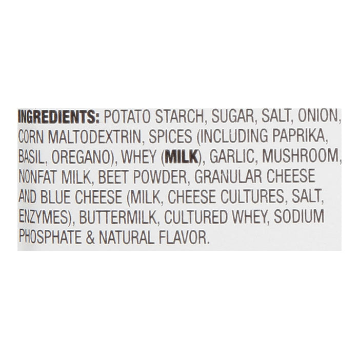 ['A list of ingredients for a product containing milk, cheese, and other ingredients.']