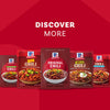 A variety of McCormick chili seasoning mixes, including the Mccormick Chili Seasoning Mix 1.25 Oz, are displayed in a row against a red background with the slogan 'THE ONE THING FOR EVERYTHING'.