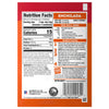 ['McCormick Enchilada Sauce Mix package with nutrition facts, ingredients, directions, and a recipe for Black Bean Enchiladas.']