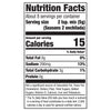['Nutrition facts label for Seasons 2 enchilada seasoning mix.']