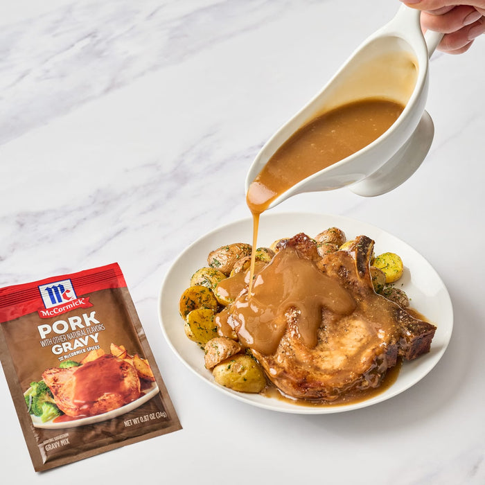 McCormick® Pork Gravy Seasoning Mix, 0.87 oz (6-Pack)