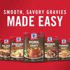 McCormicks line of gravy mixes including Au Jus Chicken Pork Brown and Turkey.