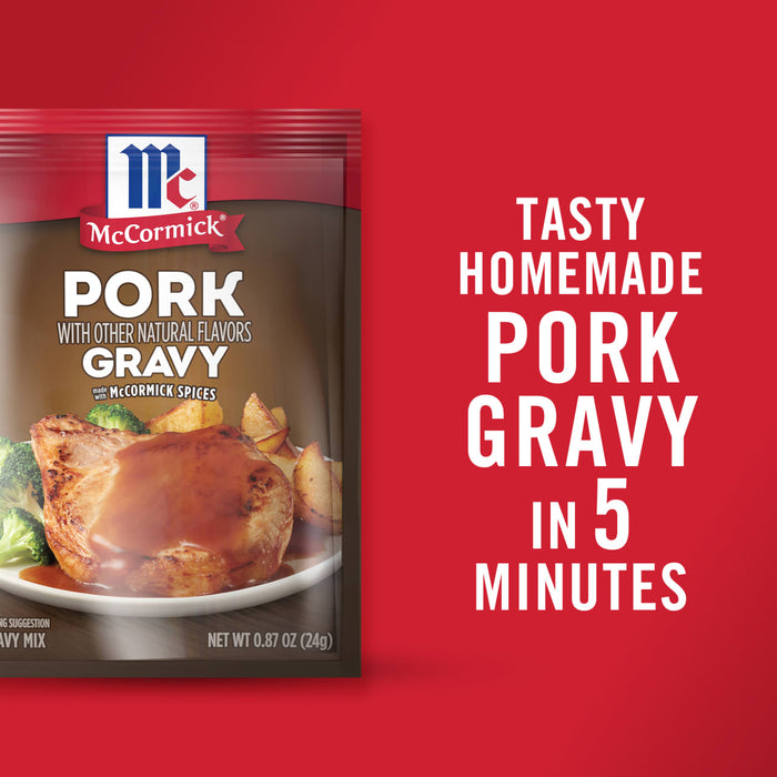 McCormick® Pork Gravy Seasoning Mix, 0.87 oz (6-Pack)