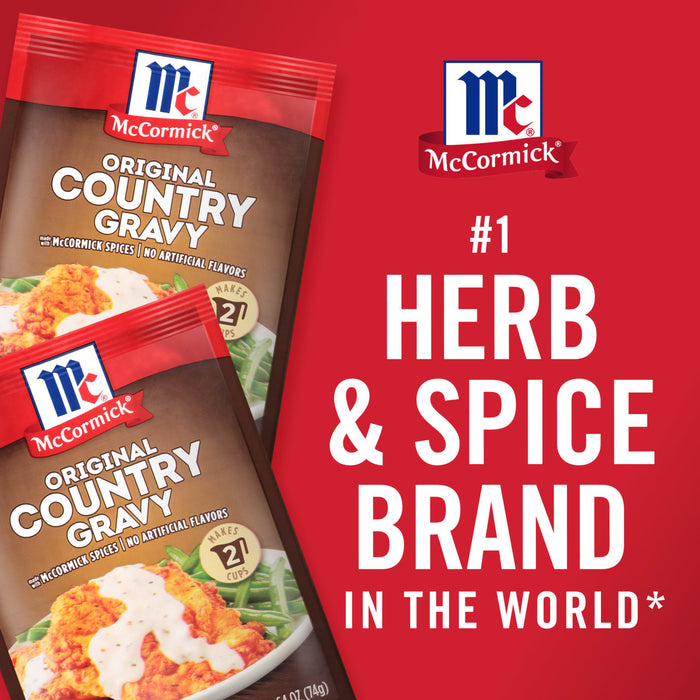 McCormick® Original Country Gravy Mix, 2.640 oz (6-Pack)