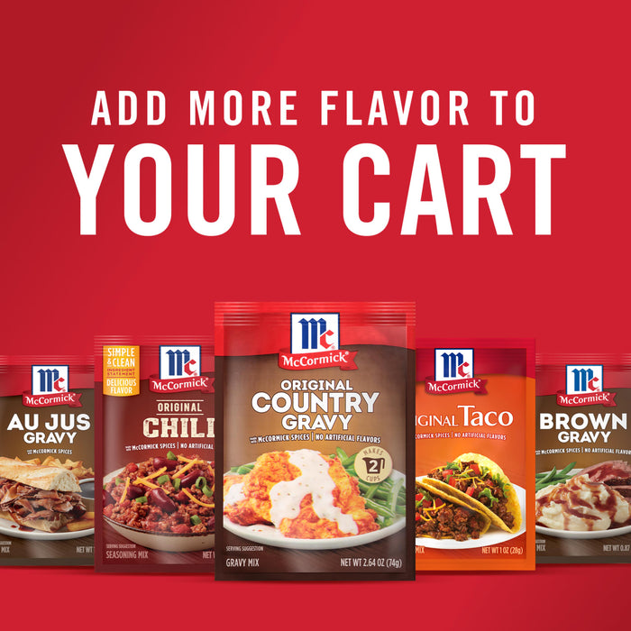 McCormick® Original Country Gravy Mix, 2.640 oz (6-Pack)