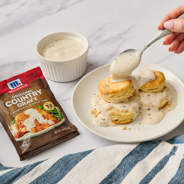 McCormick® Original Country Gravy Mix, 2.640 oz (6-Pack)