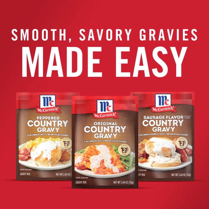 McCormick® Original Country Gravy Mix, 2.640 oz (6-Pack)
