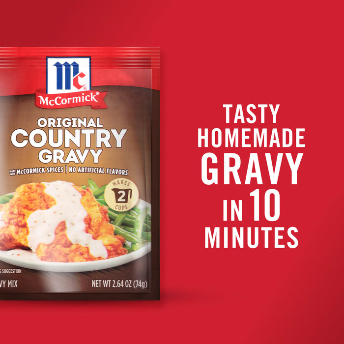 McCormick® Original Country Gravy Mix, 2.640 oz (6-Pack)