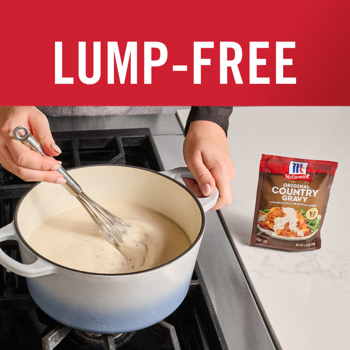 McCormick® Original Country Gravy Mix, 2.640 oz (6-Pack)