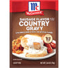 ['A box of McCormick Sausage Flavor Country Gravy Mix.']