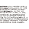 A list of ingredients for a product including modified corn starch sunflower oil enriched wheat flour buttermilk and soy protein.