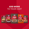 A promotional image displays a lineup of five McCormick seasoning and gravy mixes, with a packet of Mccormick Brown Gravy Mix .87 Oz featured in the center, all under the call to action, Add More To Your Cart.