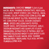 A list of ingredients for a product including enriched wheat flour spices and natural flavor.