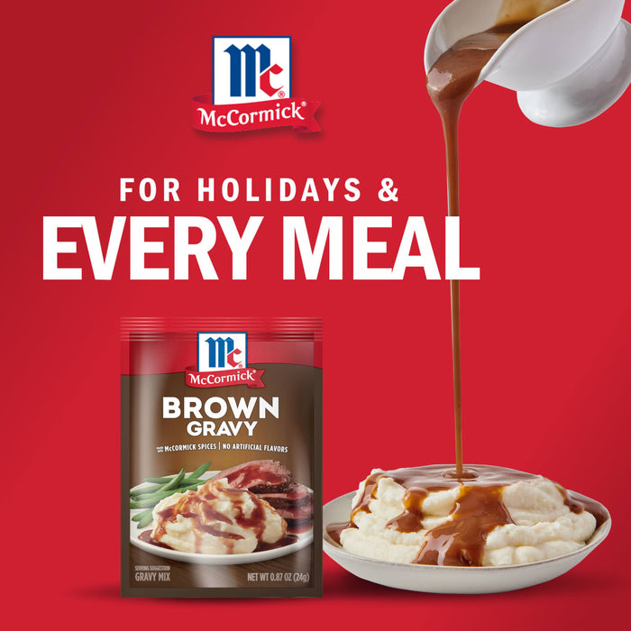 McCormick® Brown Gravy Mix, 0.87 oz (6-Pack)
