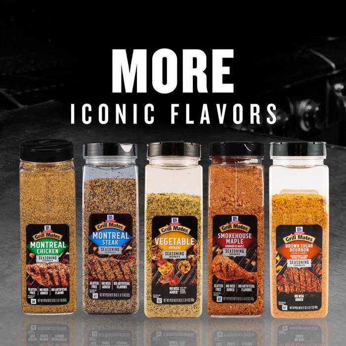 A variety of Traeger spice rubs are displayed under the text More Iconic Flavors.