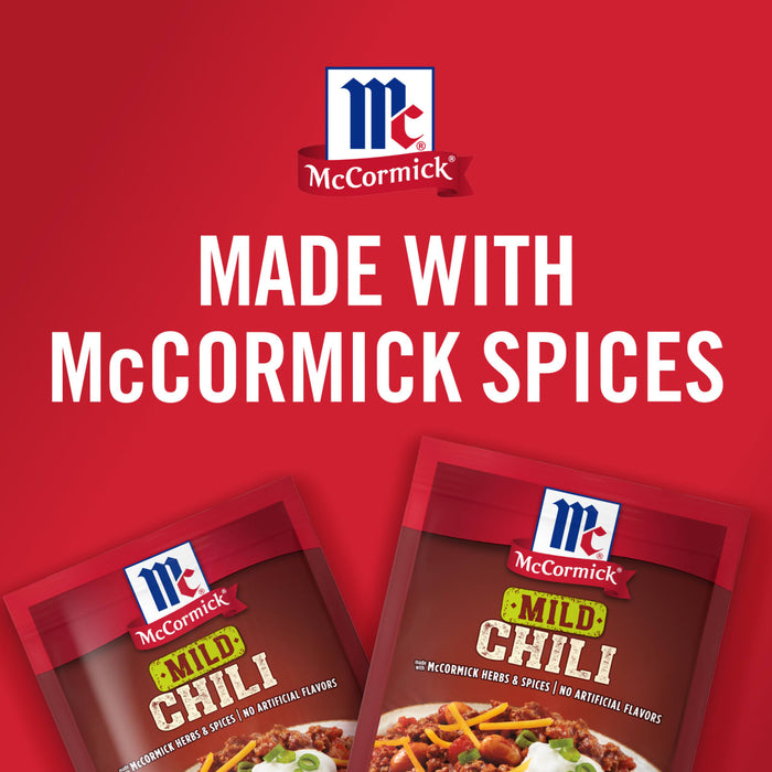 McCormick® Mild Chili Seasoning Mix, 1.25 oz (6-Pack)